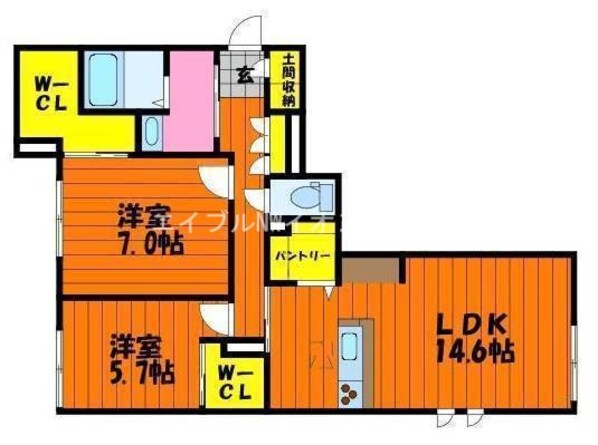 アルネストの物件間取画像